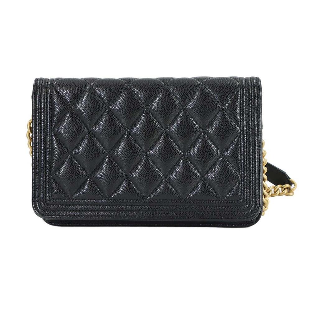 CHANEL Black Caviar Leather Wallet - Picture 2 of 10
